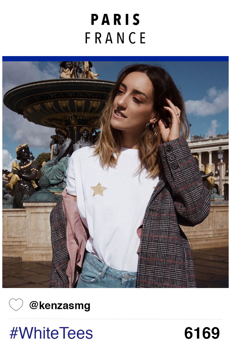 France: white T-shirts